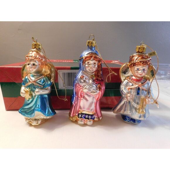 The Brass Keys Inc. "Christmas Pageant Collection" Glass Ornaments 4.5"  2001 - Picture 6 of 8